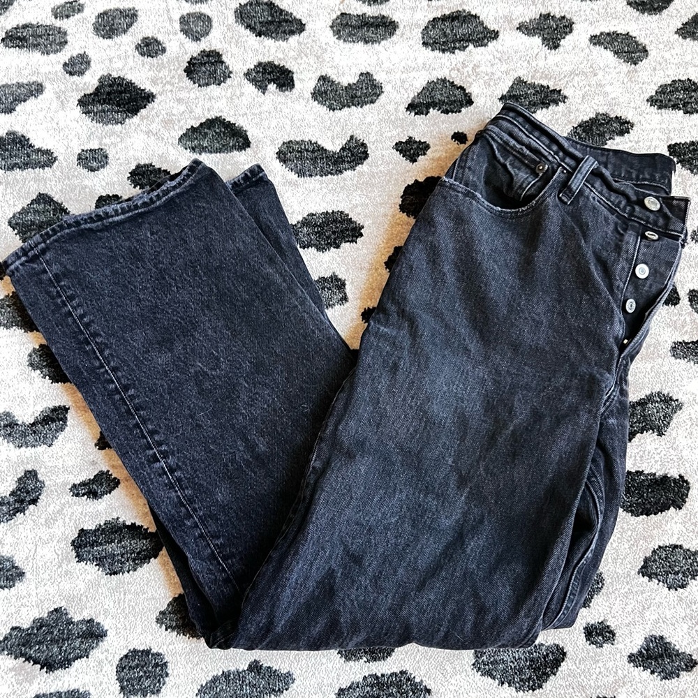 Abercrombie & Fitch 90s baggy low rise with button fly